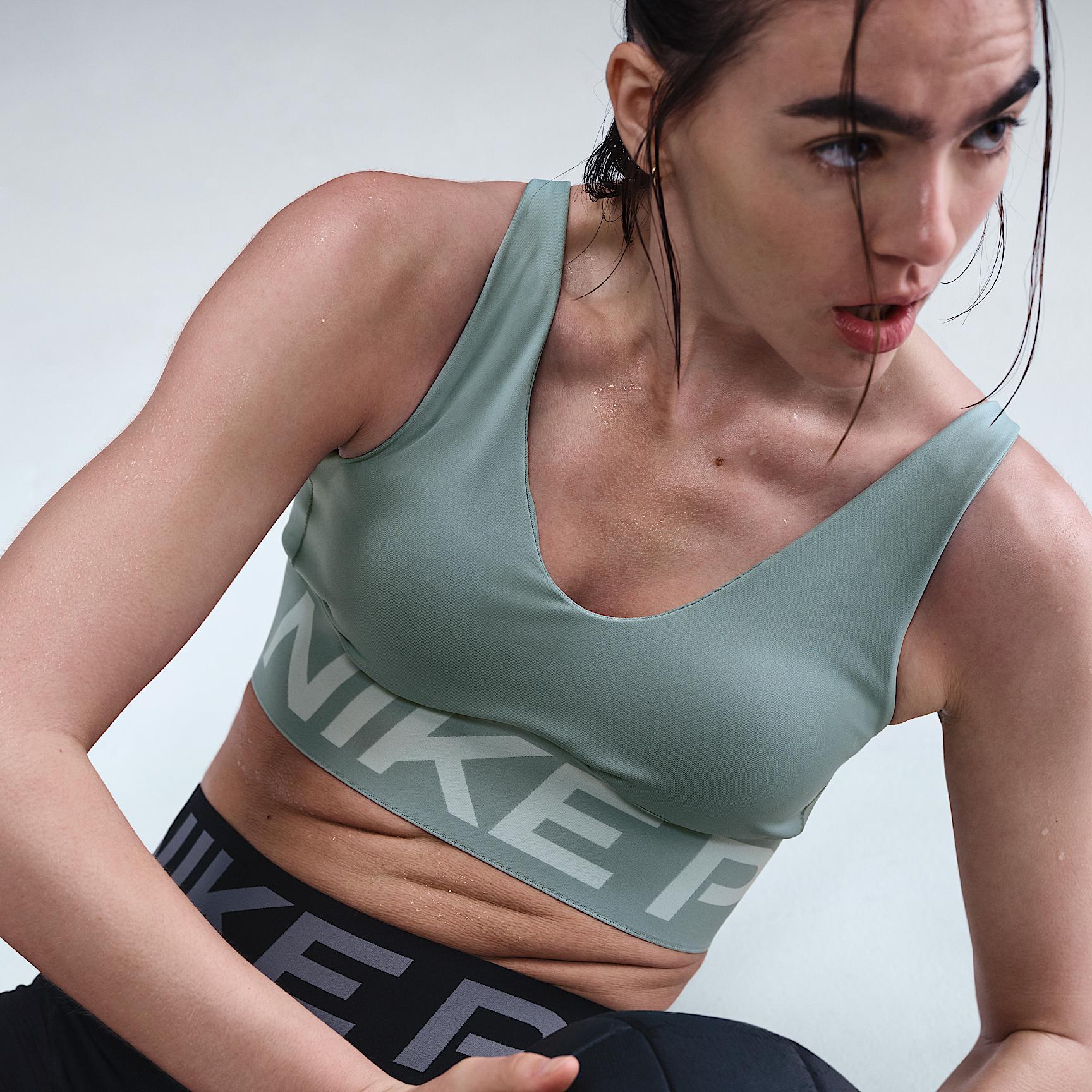 Women's Nike Pro Indy Plunge Medium-Support Padded Sports Bra Product Image