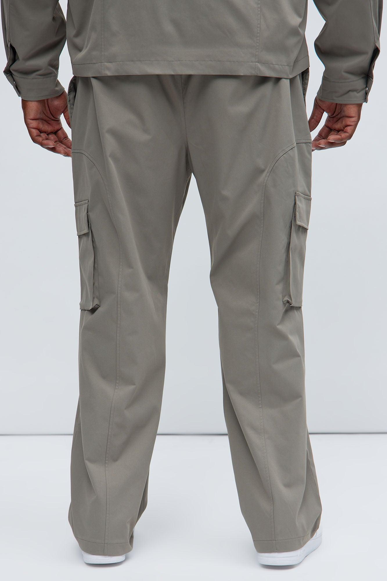 Bam Straight Pants - Grey Product Image