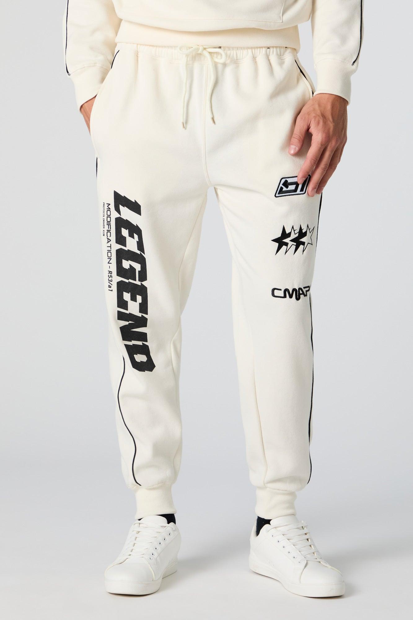Racing Legend Embroidered Graphic Fleece Jogger Male Product Image