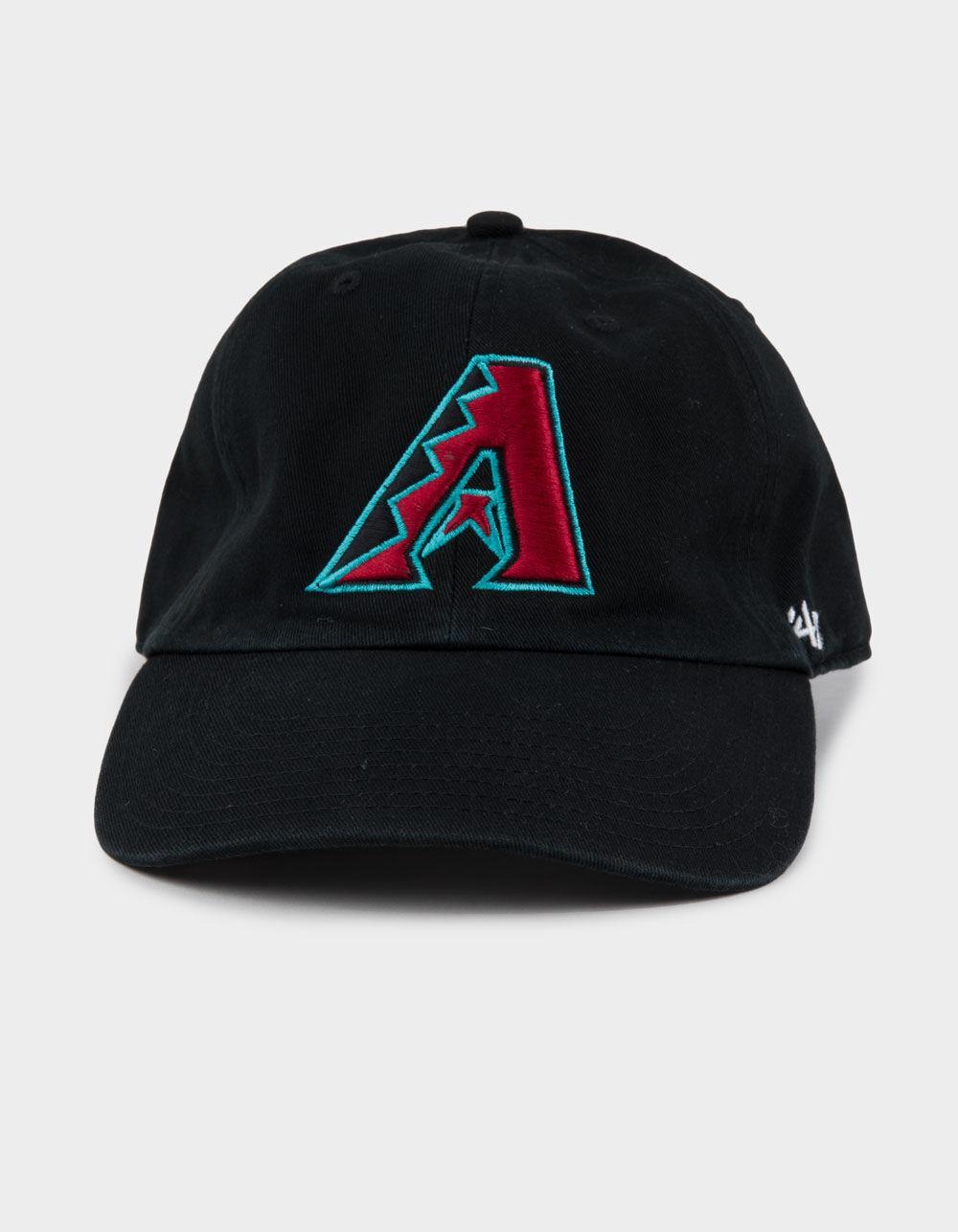 47 BRAND Arizona Diamondbacks '47 Clean Up Strapback Hat - BLACK COMBO Product Image