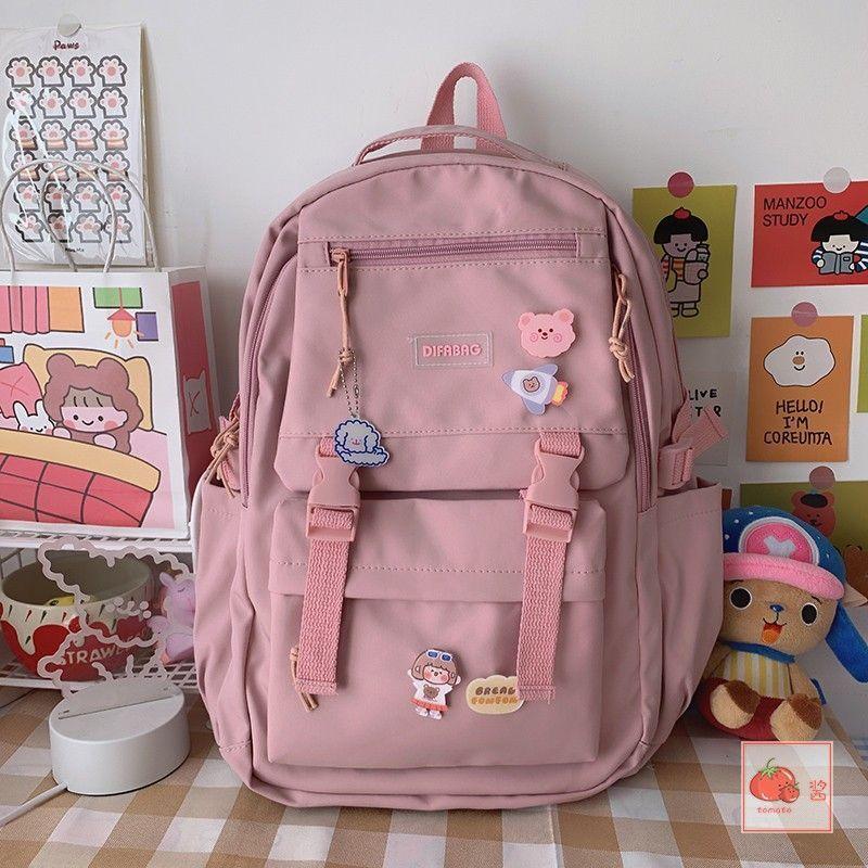 Buckled Nylon Backpack Product Image