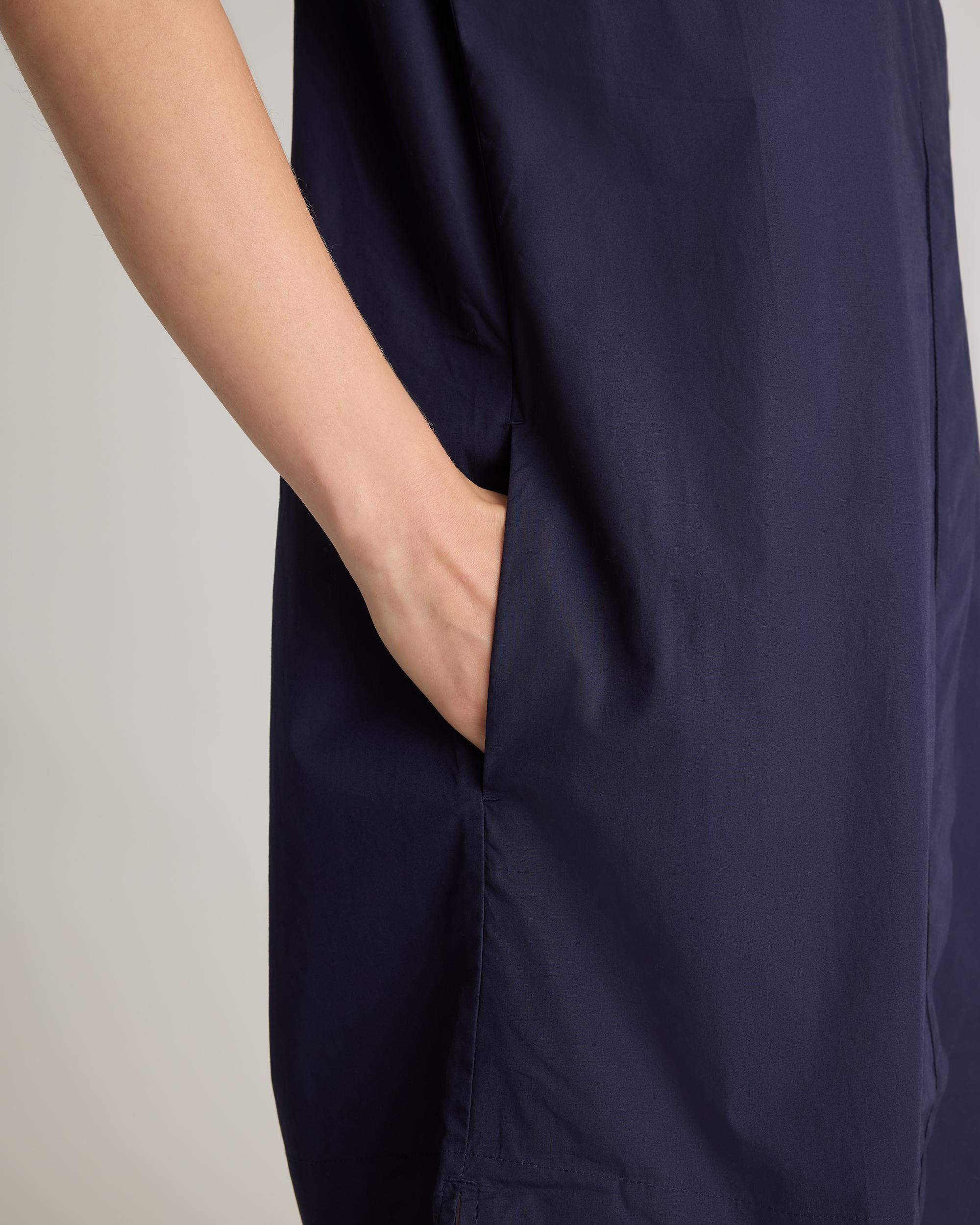 Quince | Women's Short Sleeve Shirt Dress Organic Cotton Product Image