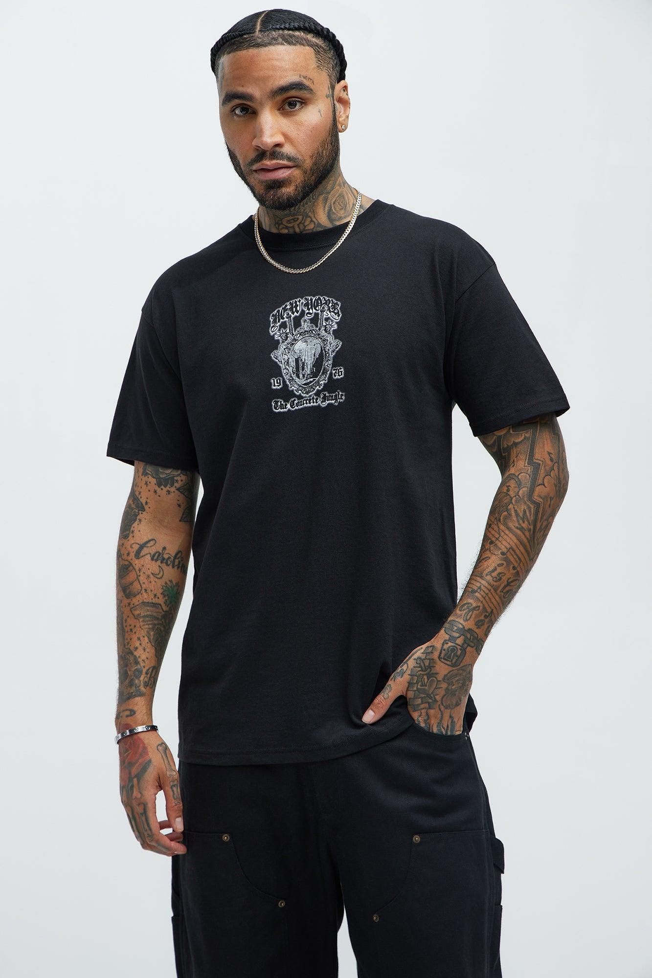 NYC Concrete Jungle Short Sleeve Tee - Black Product Image