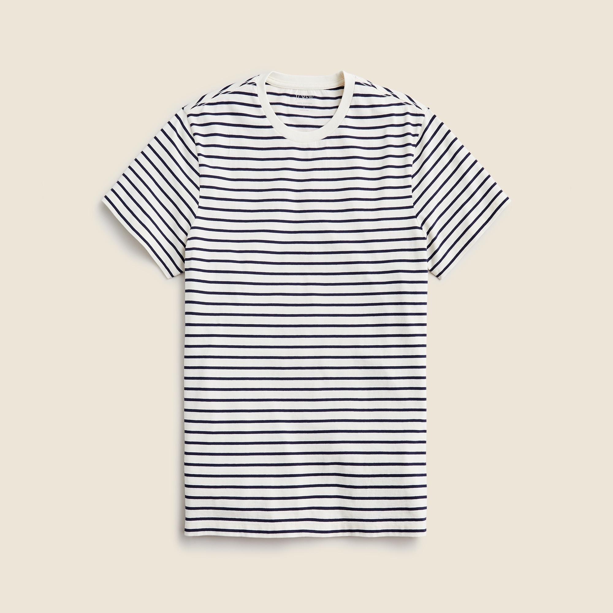 Cotton T-shirt in stripe Product Image