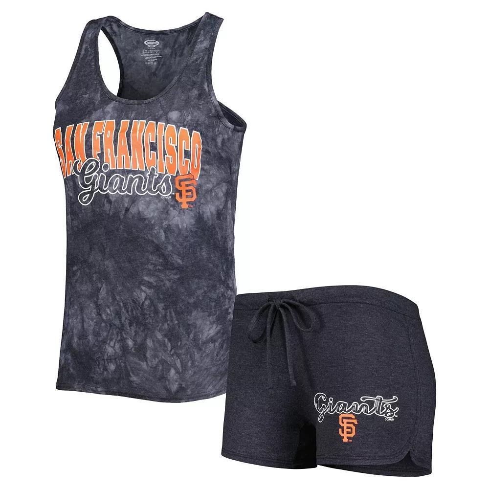 Women's Concepts Sport Charcoal San Francisco Giants Billboard Racerback Tank Top & Shorts Sleep Set, Size: Medium Product Image
