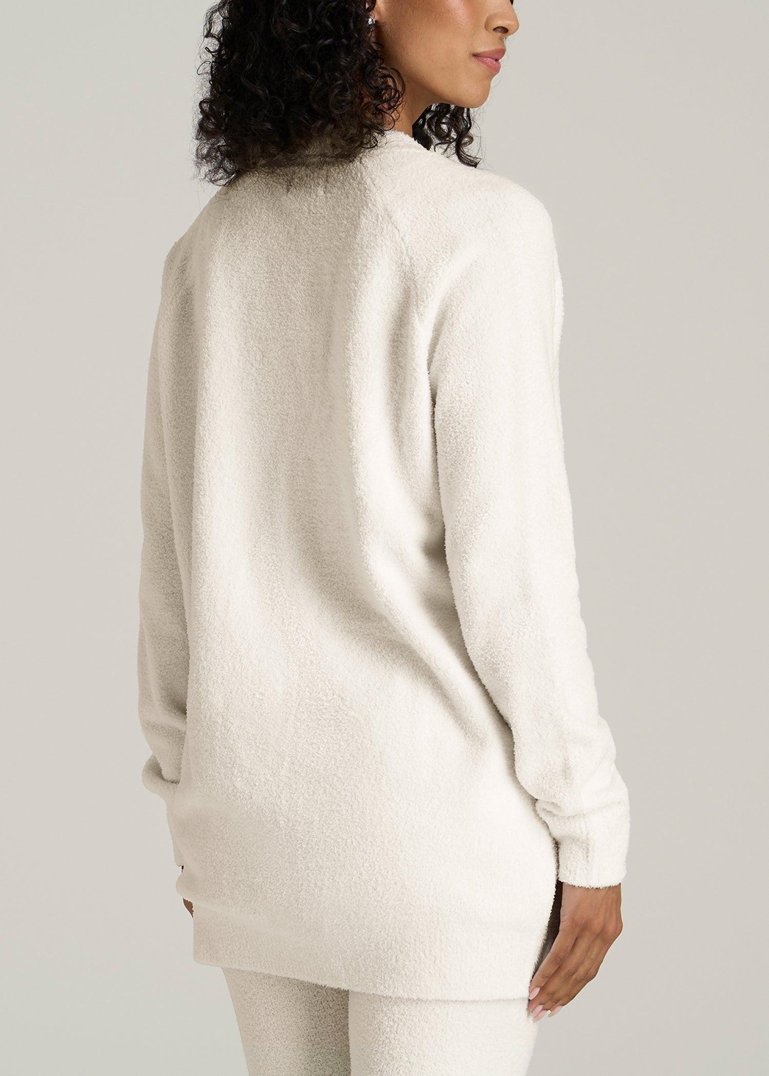 Chenille Leggings for Tall Women in White Alyssum Female Product Image