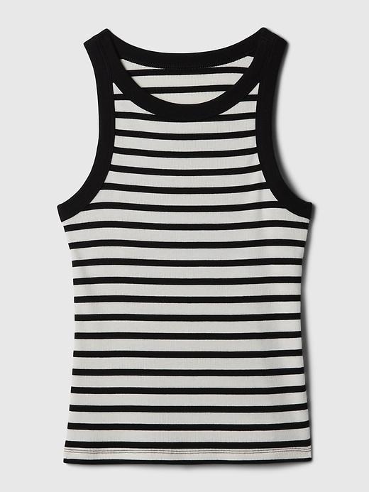 Modern Rib Halter Tank Top Product Image
