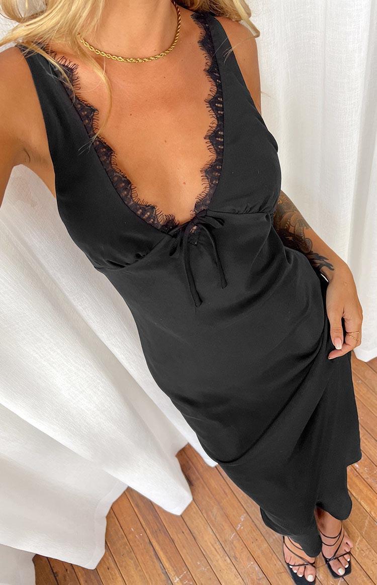 Stacy Black Maxi Dress Product Image