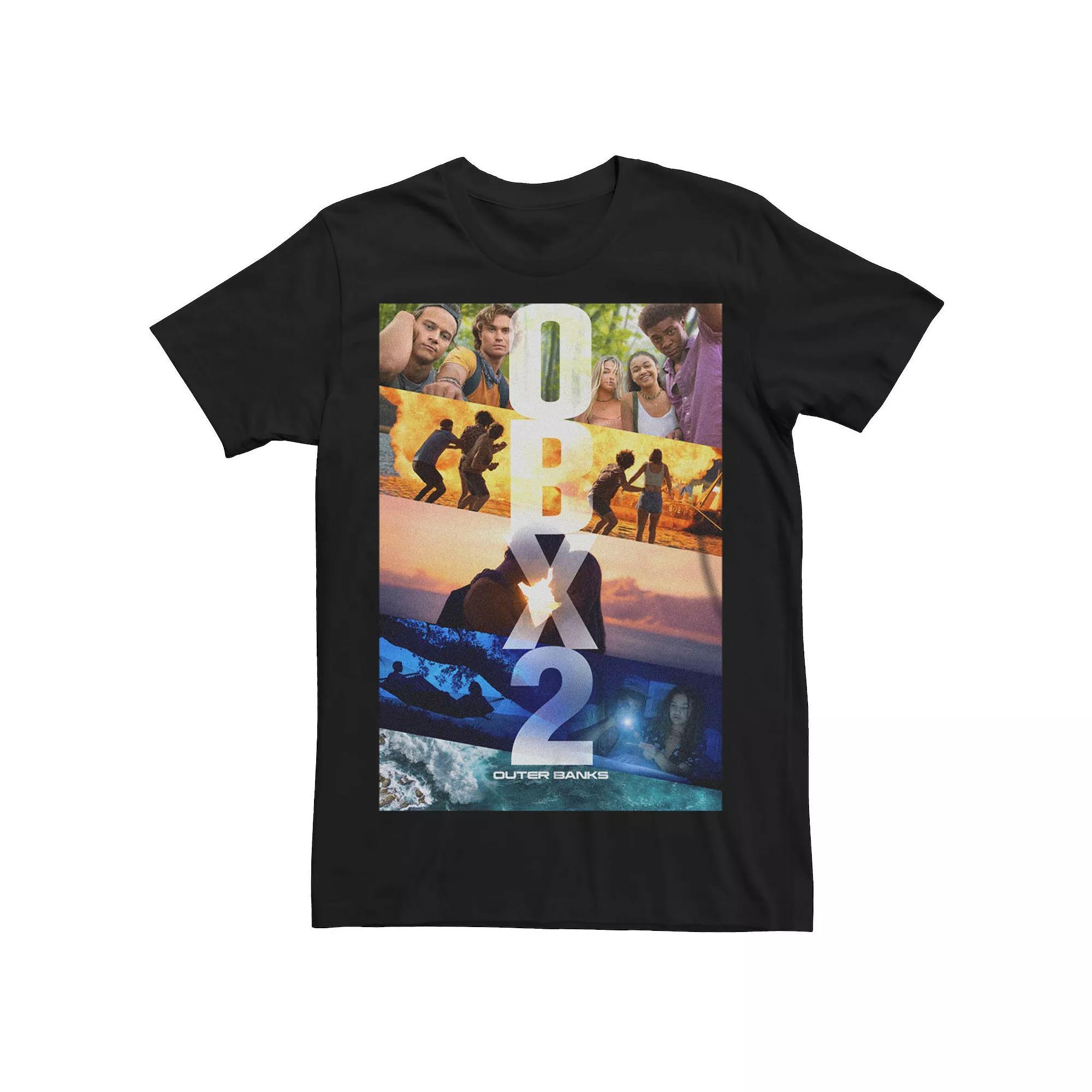 Big & Tall Outer Banks Season 2 Graphic Tee, Men's, Size: 3XL Tall, Black Product Image