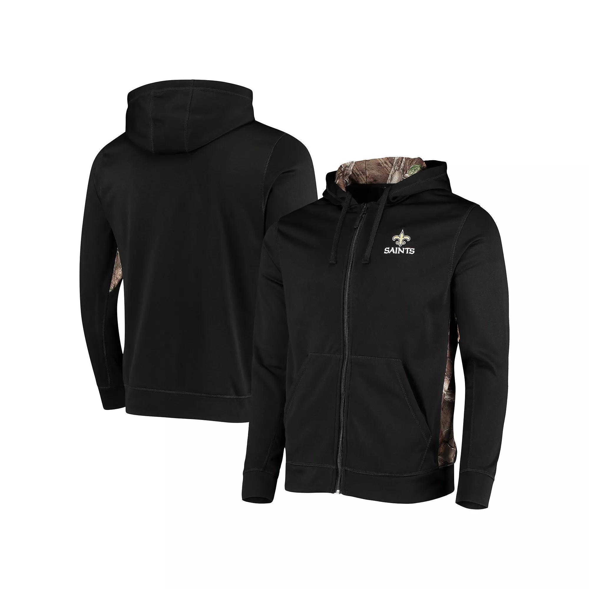 Men's Dunbrooke Black/Realtree Camo New Orleans Saints Decoy Tech Fleece Full-Zip Hoodie, Size: XL Product Image