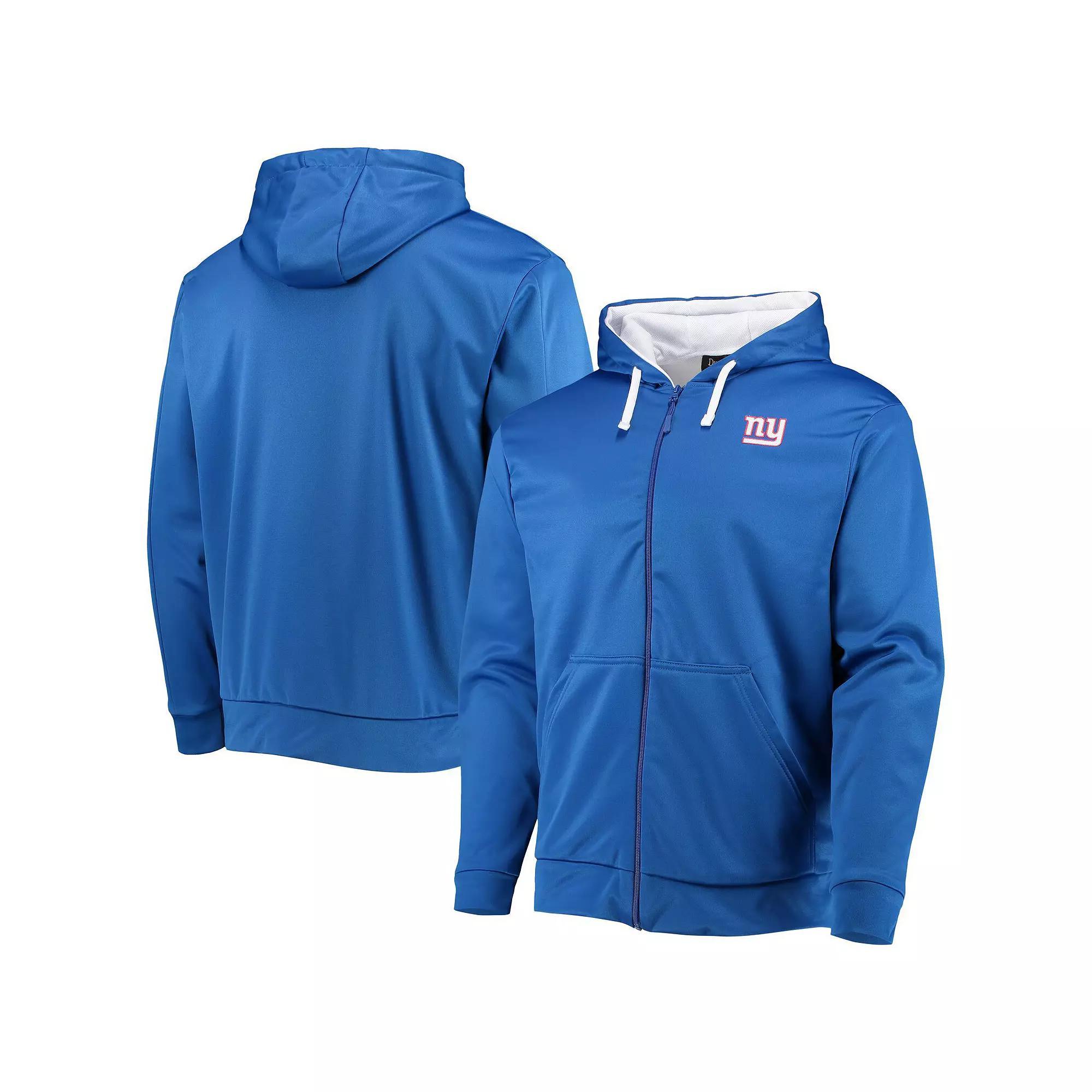 Men's Dunbrooke Royal/White New York Giants Apprentice Full-Zip Hoodie, Size: 4XL, Blue Product Image