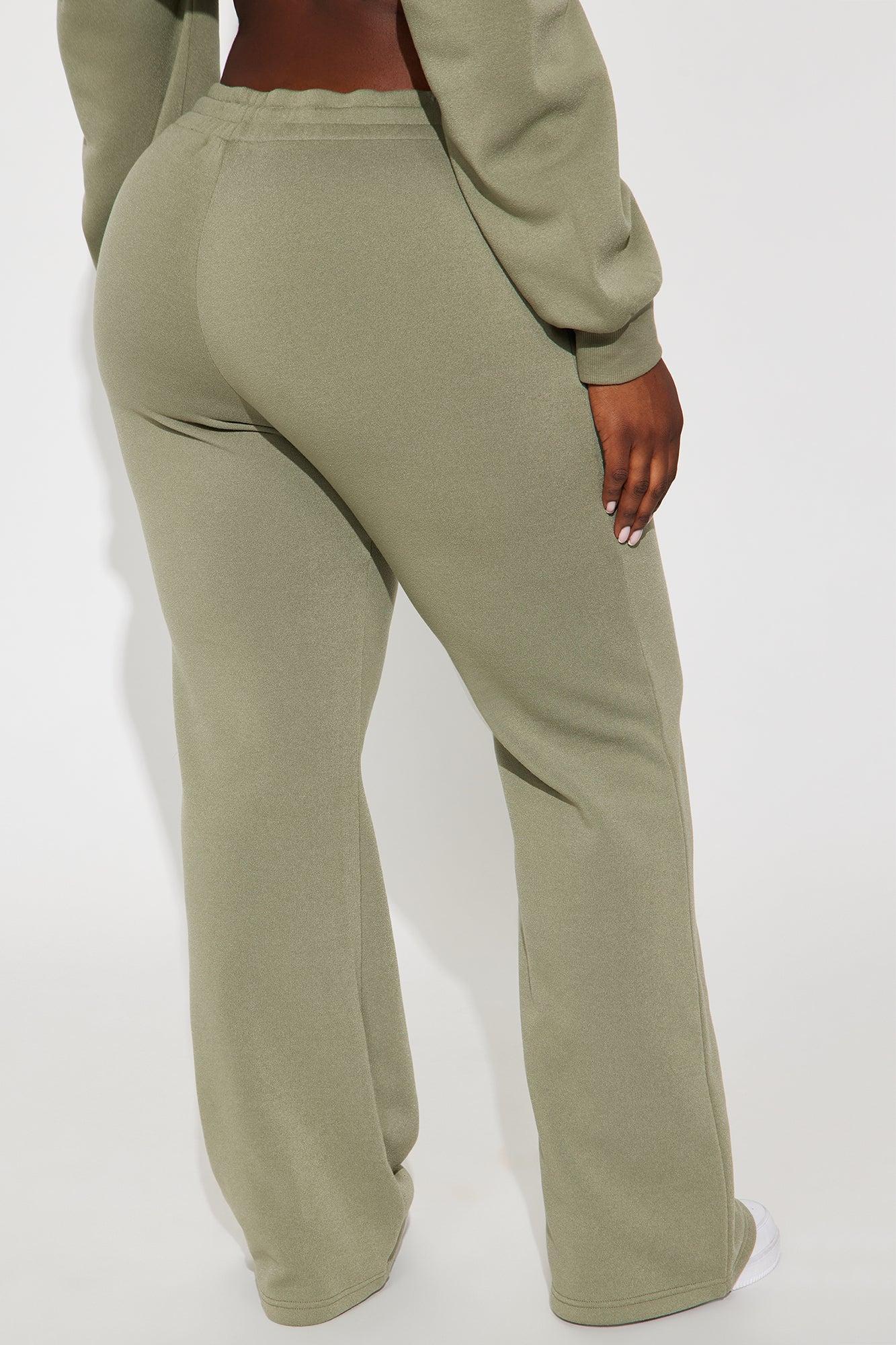 Candice Lounge Flare Pant - Olive Product Image