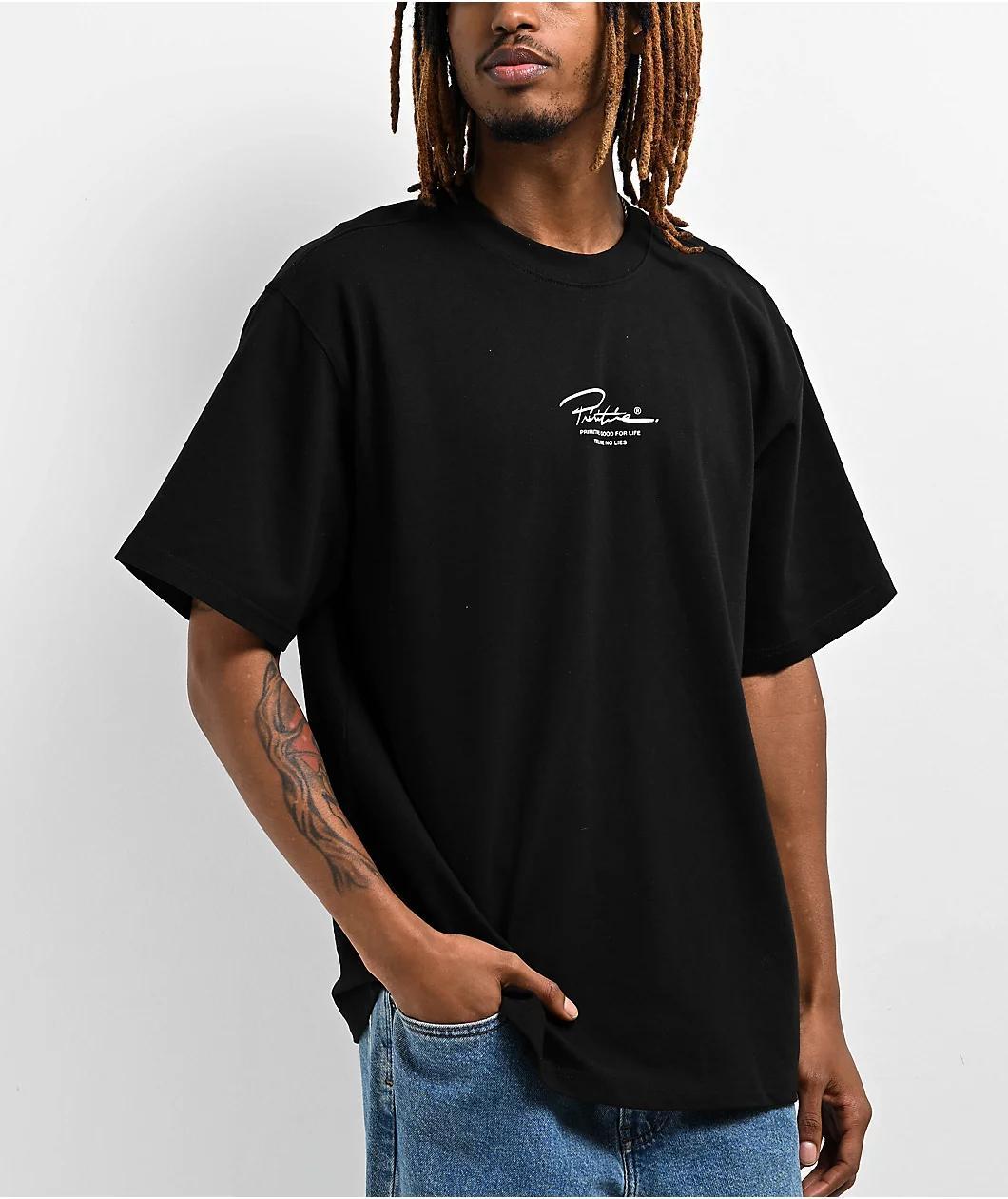 Primitive Angelo Black Heavyweight T-Shirt Product Image