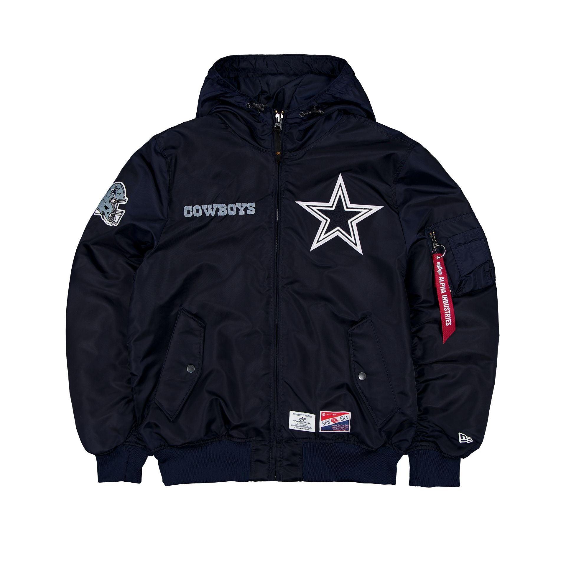 Alpha Industries x New York Jets L-2B Hooded Bomber Jacket Male Product Image