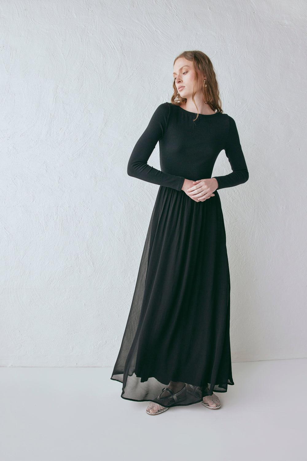 Abbey Maxi Dress Black Product Image