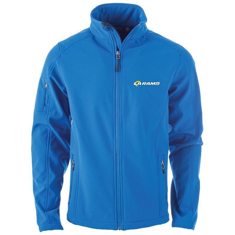 Men's Dunbrooke Royal Los Angeles Rams Sonoma Softshell Full-Zip Jacket, Size: Medium, Blue Product Image