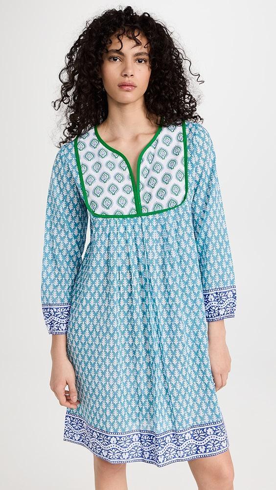 SZ Blockprints Jaipur Dress in Cornflower Blue | Shopbop Product Image