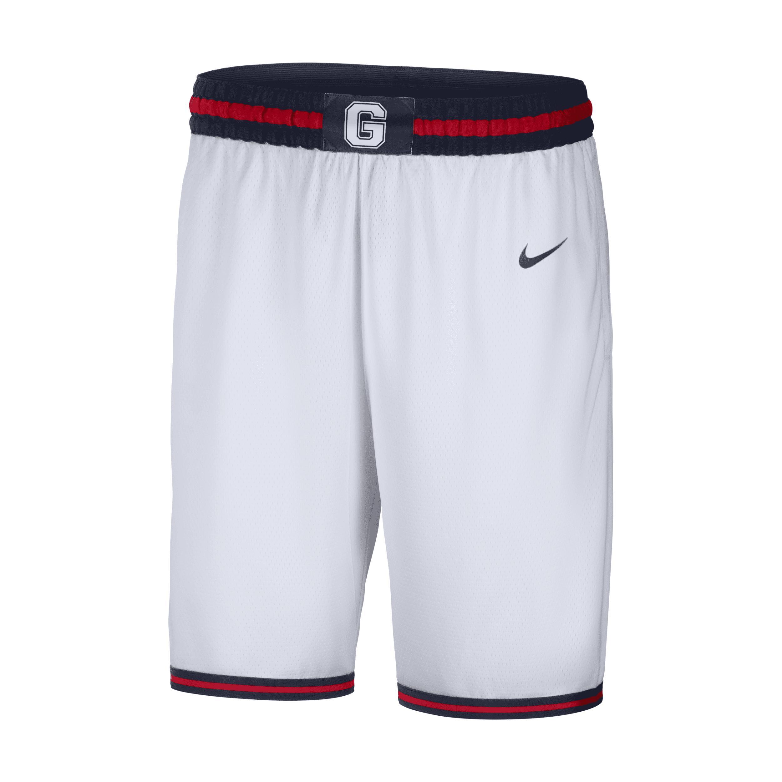 Men's Nike White Gonzaga Bulldogs Limited Basketball Performance Shorts, Size: Small, Zag White Product Image