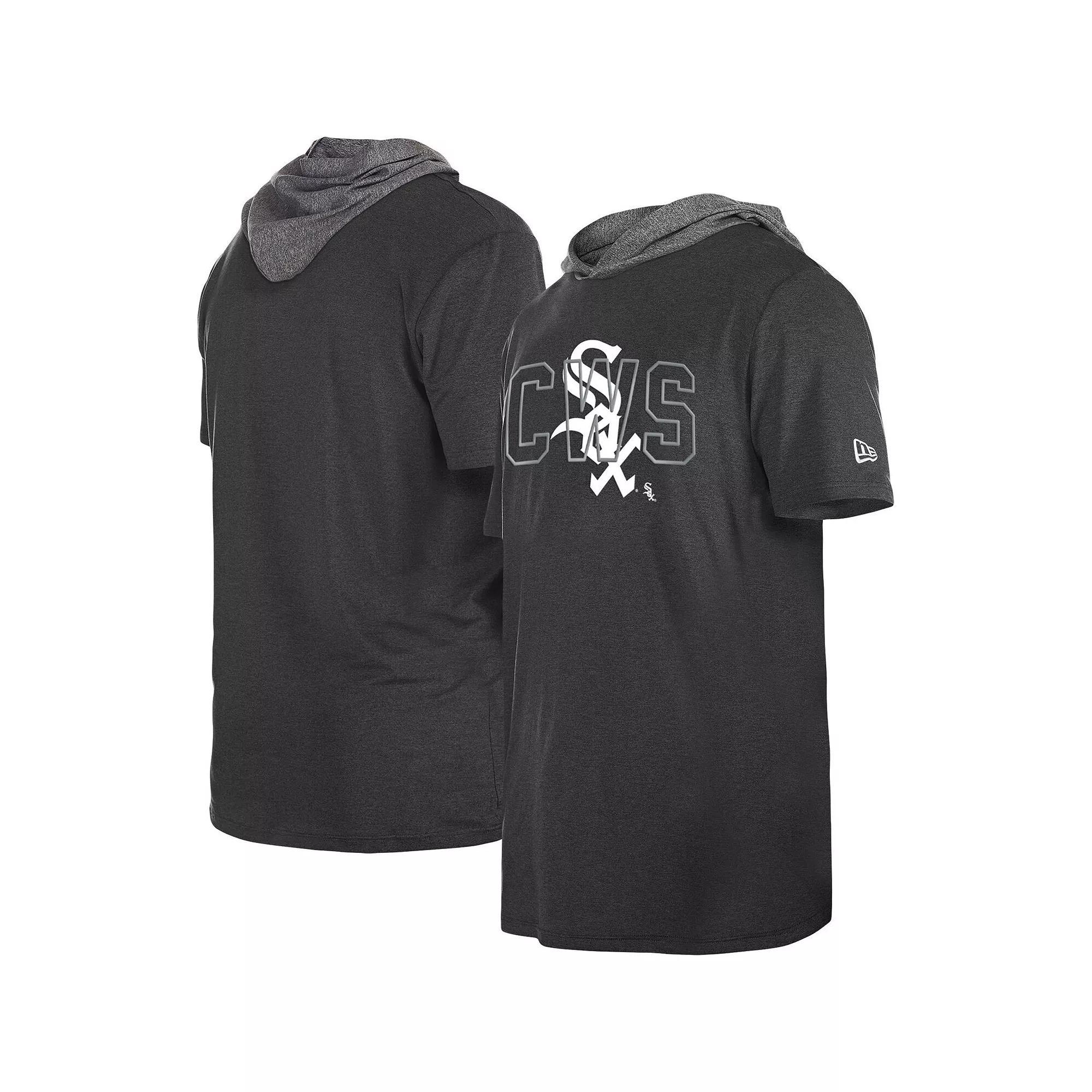 Men's New Era Black Chicago White Sox Team Hoodie T-Shirt, Size: 3XL Product Image