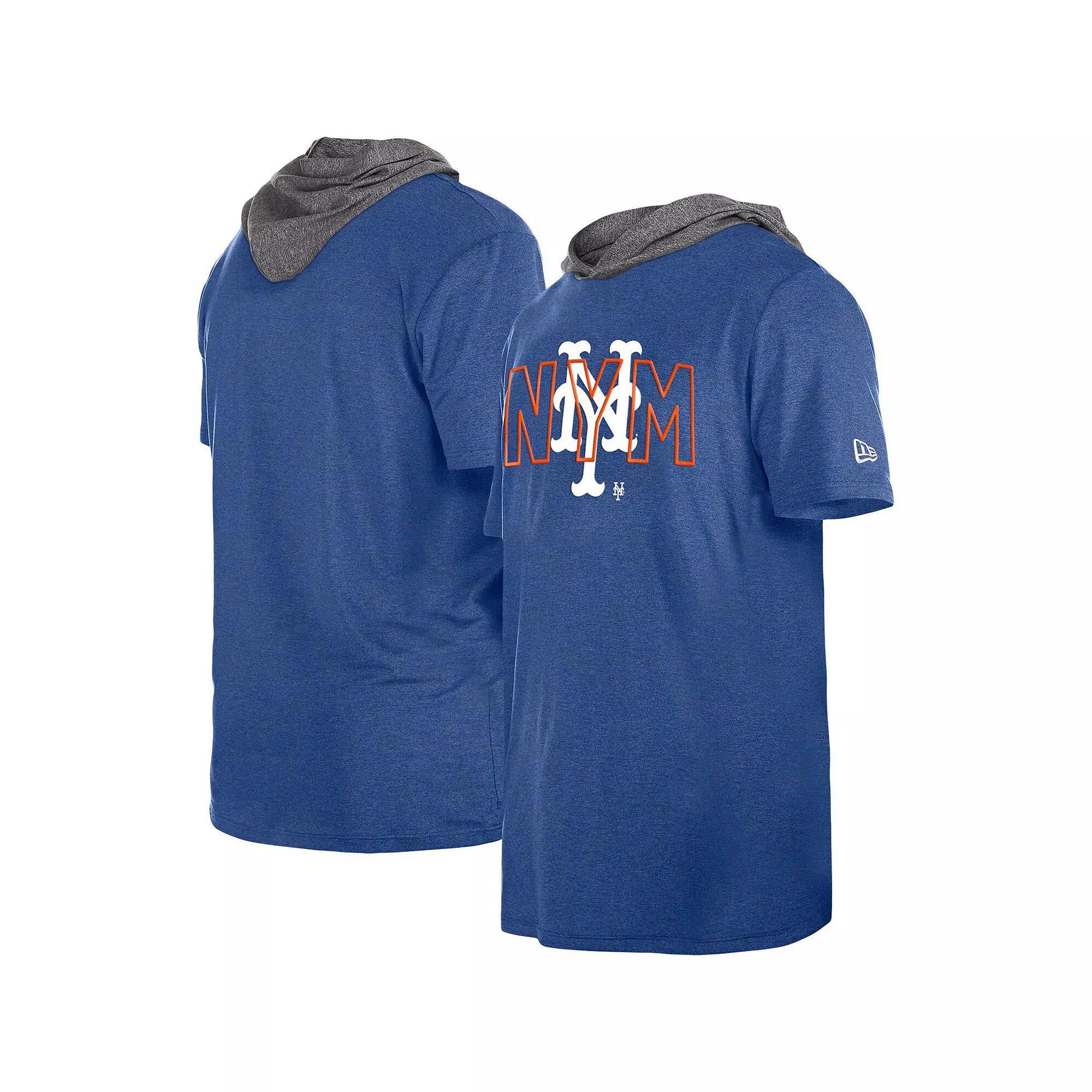 Men's New Era Royal New York Mets Team Hoodie T-Shirt, Size: XL, Blue Product Image