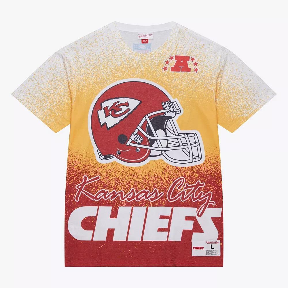 Mens Mitchell & Ness Kansas City Chiefs Team Burst Vintage Logo T-Shirt Product Image