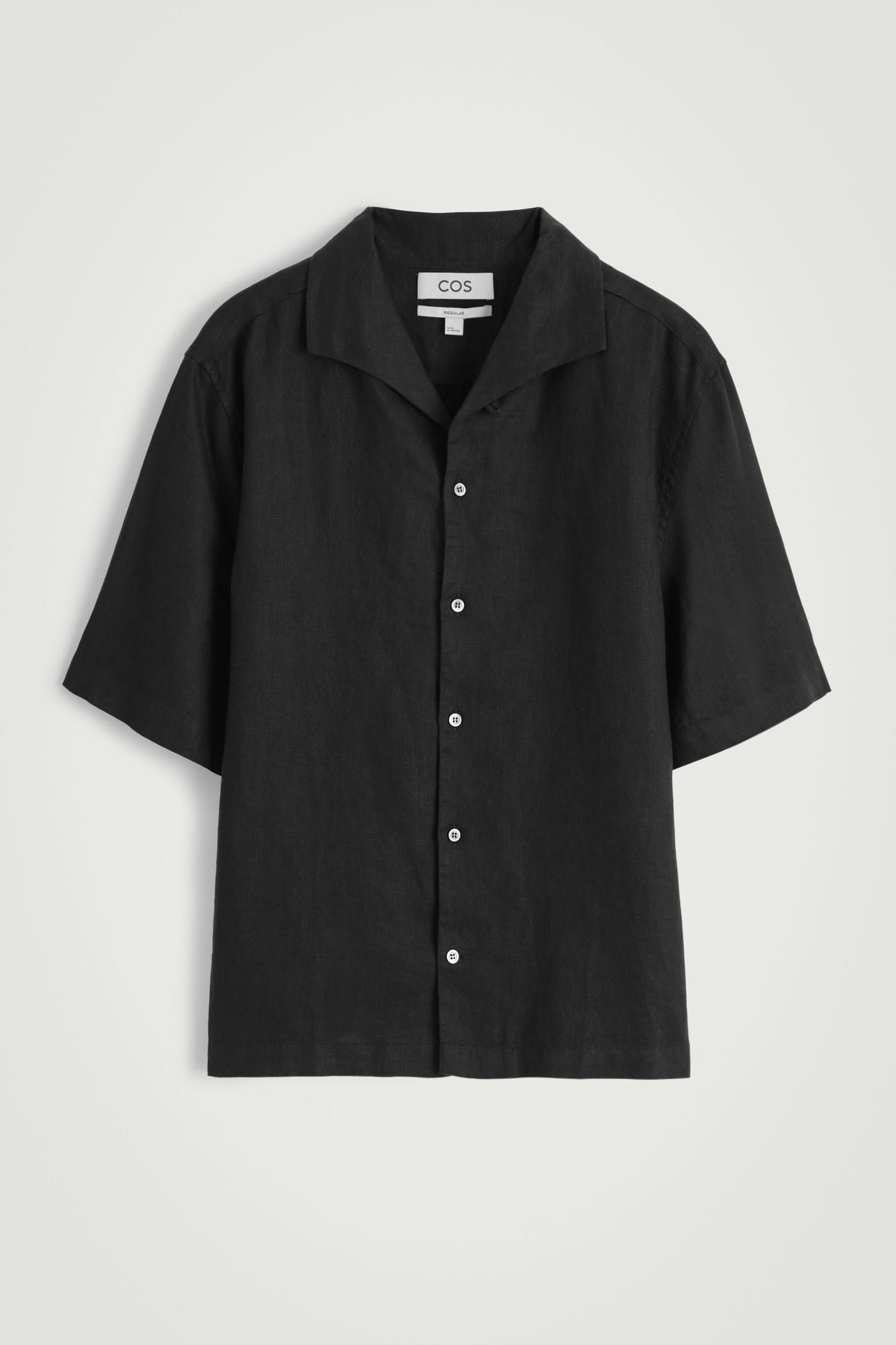 LINEN SHORT-SLEEVED SHIRT Product Image