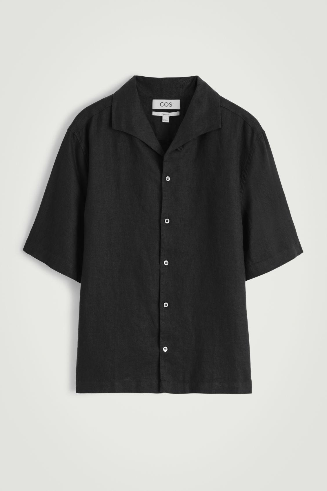 LINEN SHORT-SLEEVED SHIRT Product Image