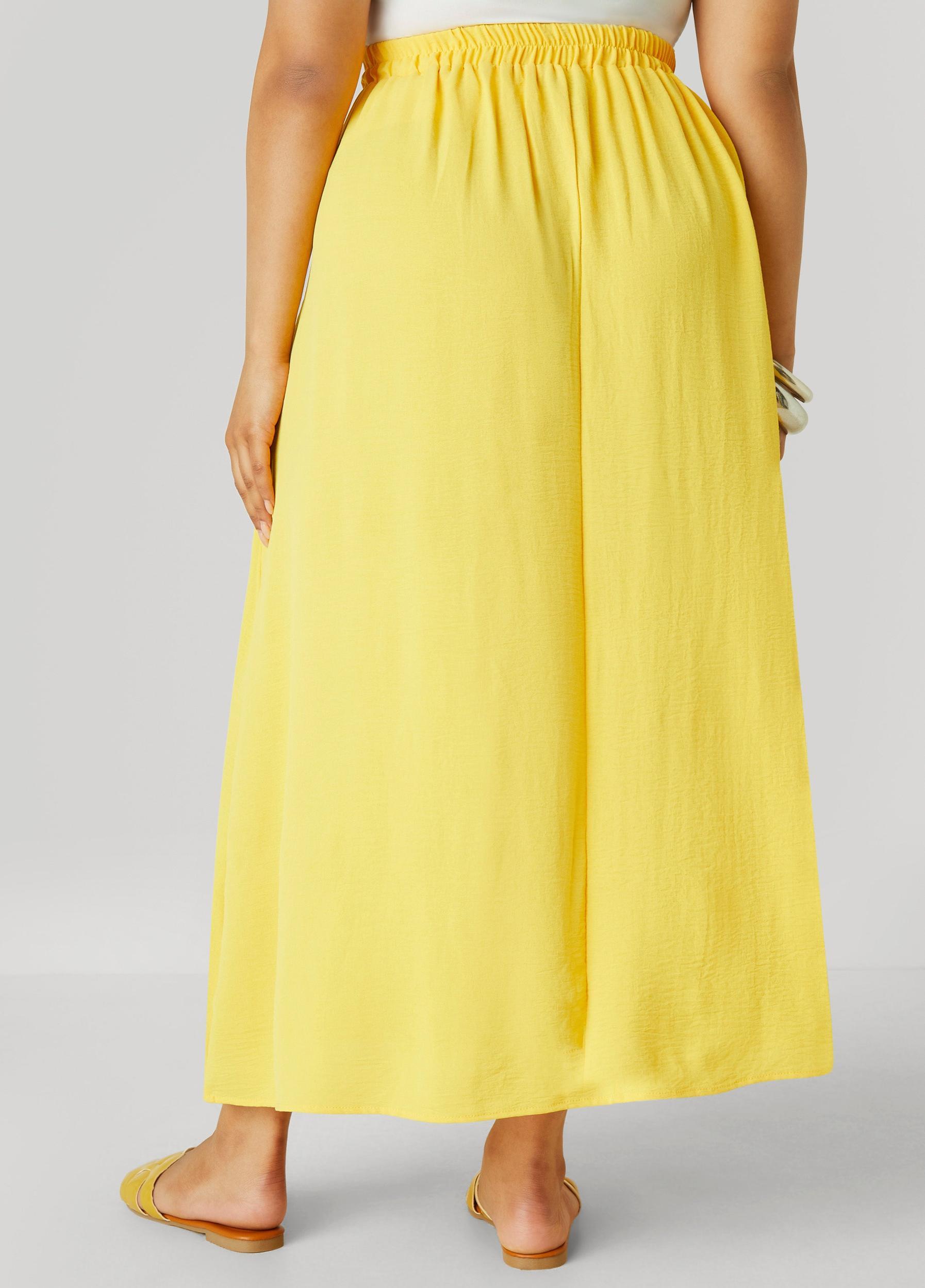Textured Maxi Cargo Skirt Product Image
