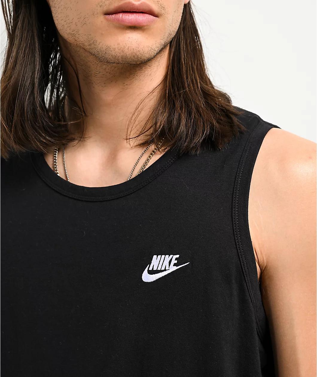 Nike Sportswear Club Black Tank Top Product Image