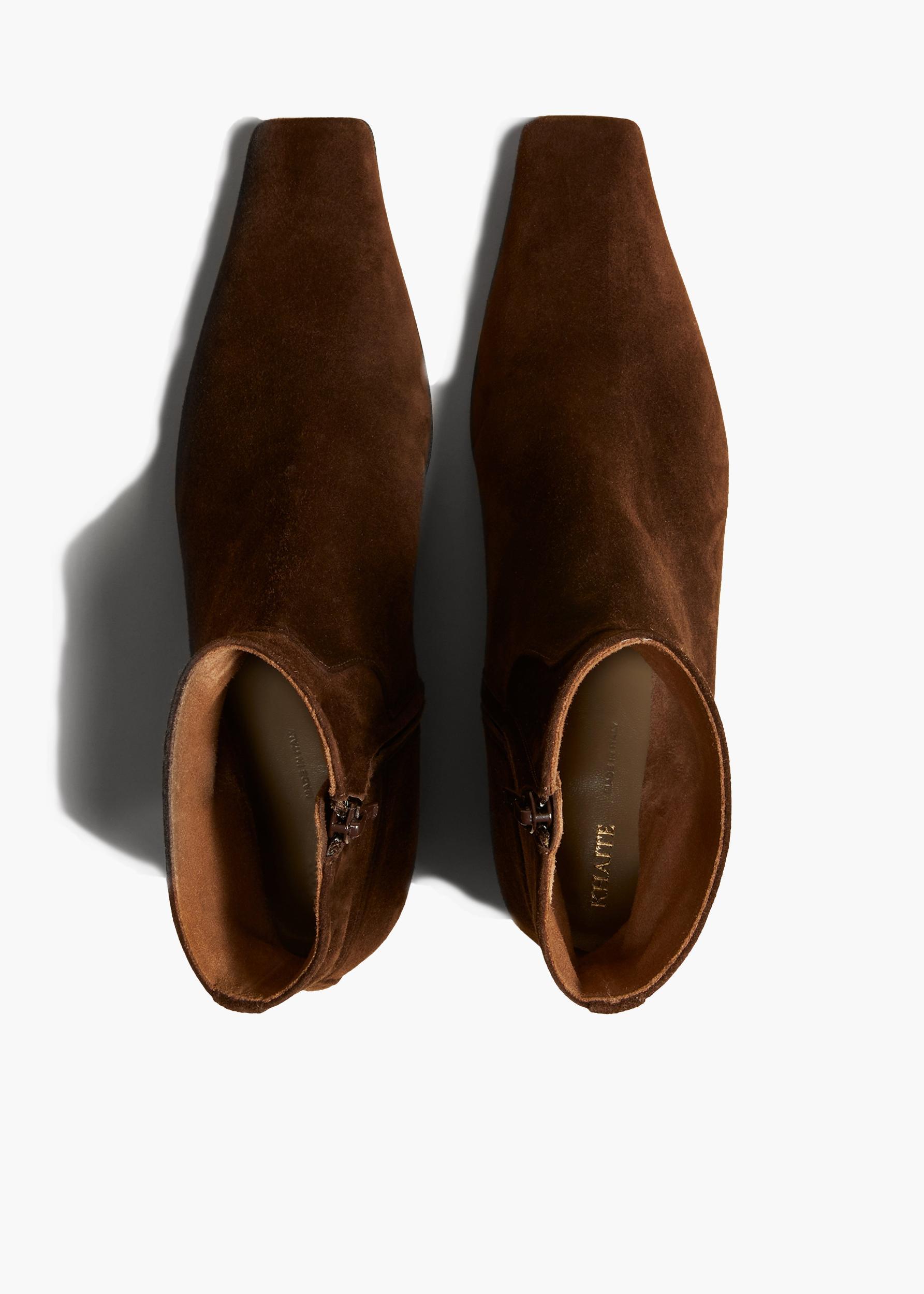 Marfa Ankle Boot in Coffee Suede Product Image
