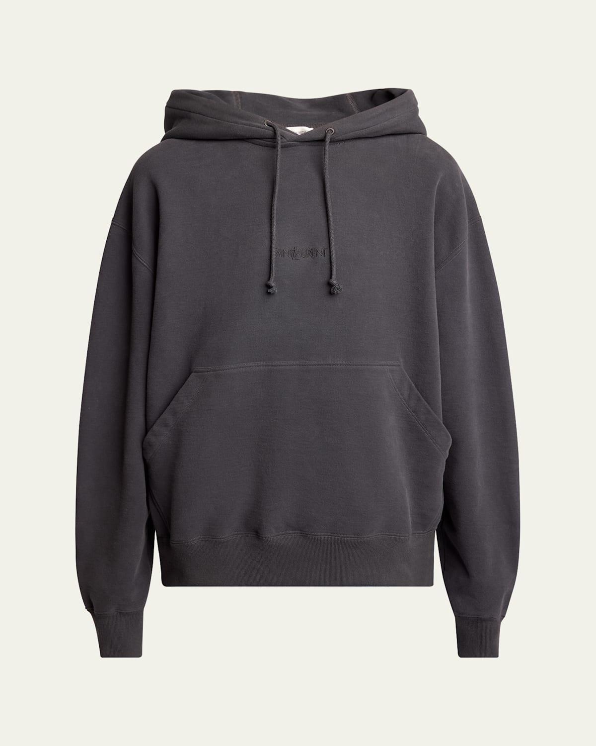 Mens Fleece Tonal Logo Hoodie Product Image