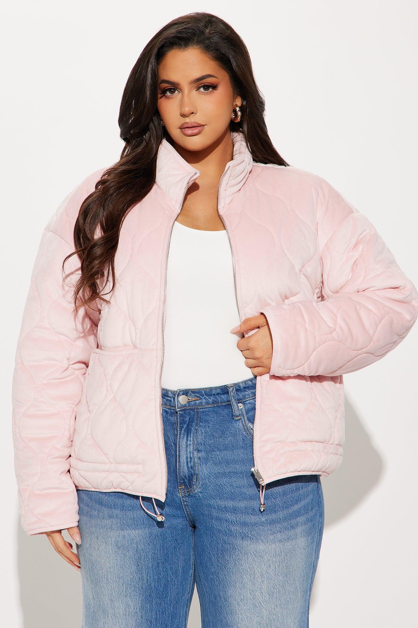 Ski Lift Lightweight Quilted Puffer Jacket - Pink Product Image