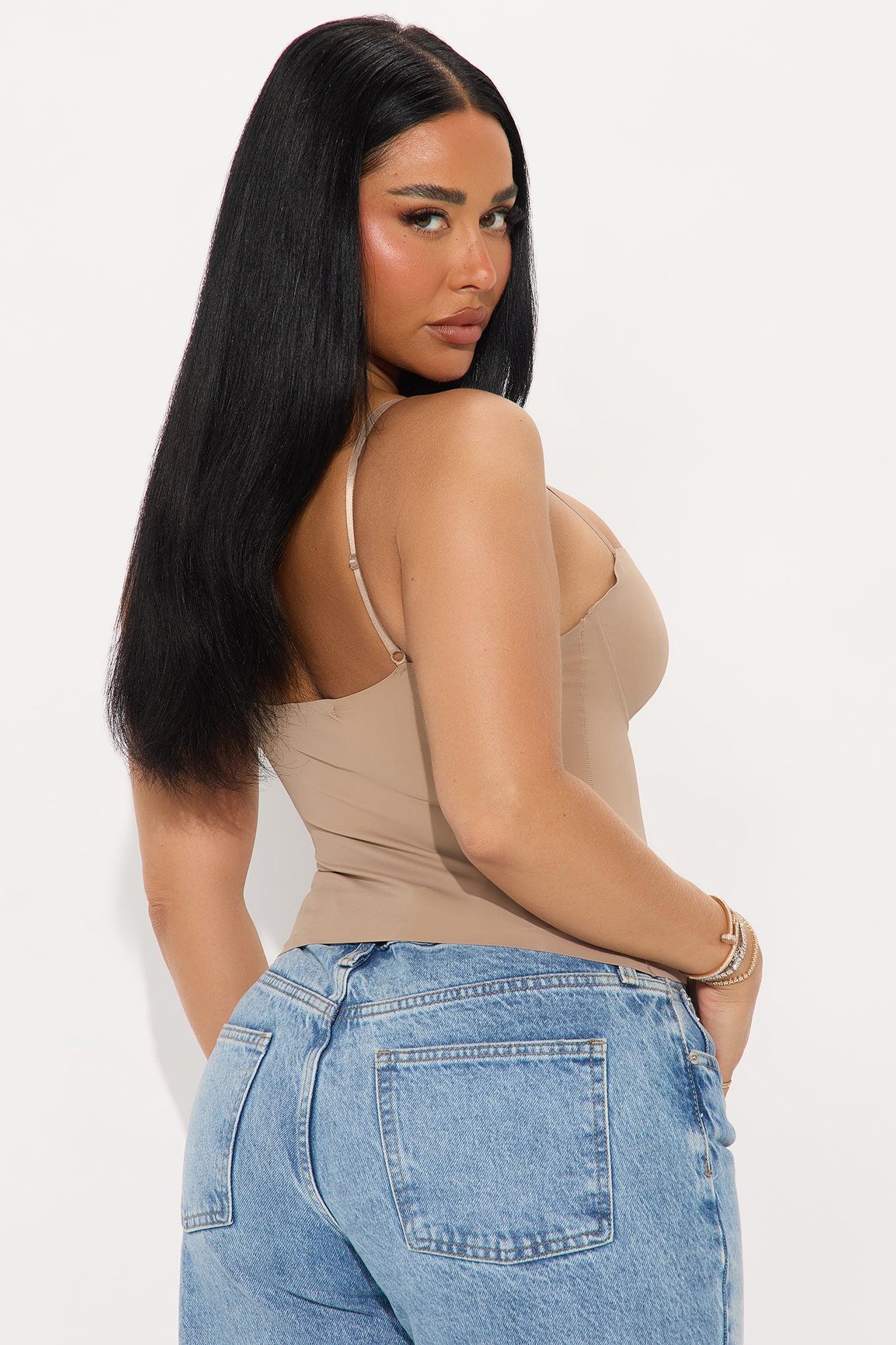 Amara Seamless Shapewear Top - Mocha Product Image