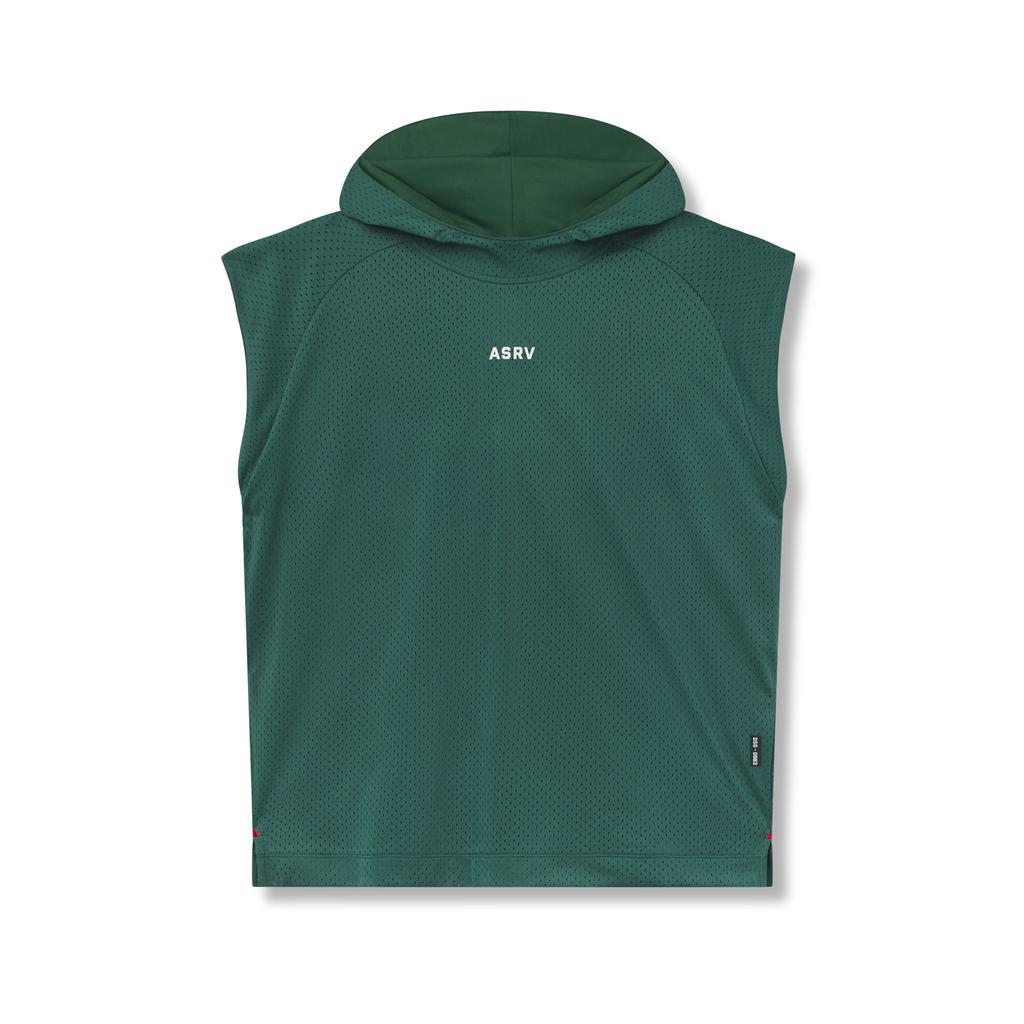 0983. Reversible 2-in-1 Cutoff Hoodie - Forest Green Product Image