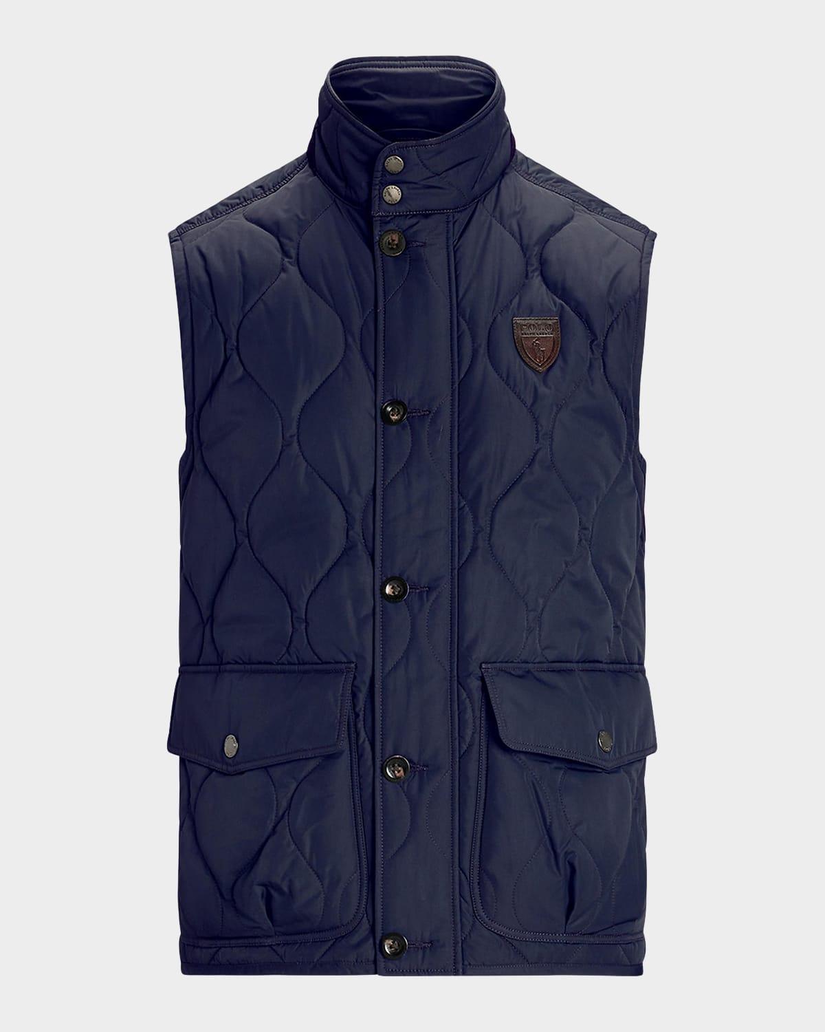 Men's Quilted Utility Vest Product Image