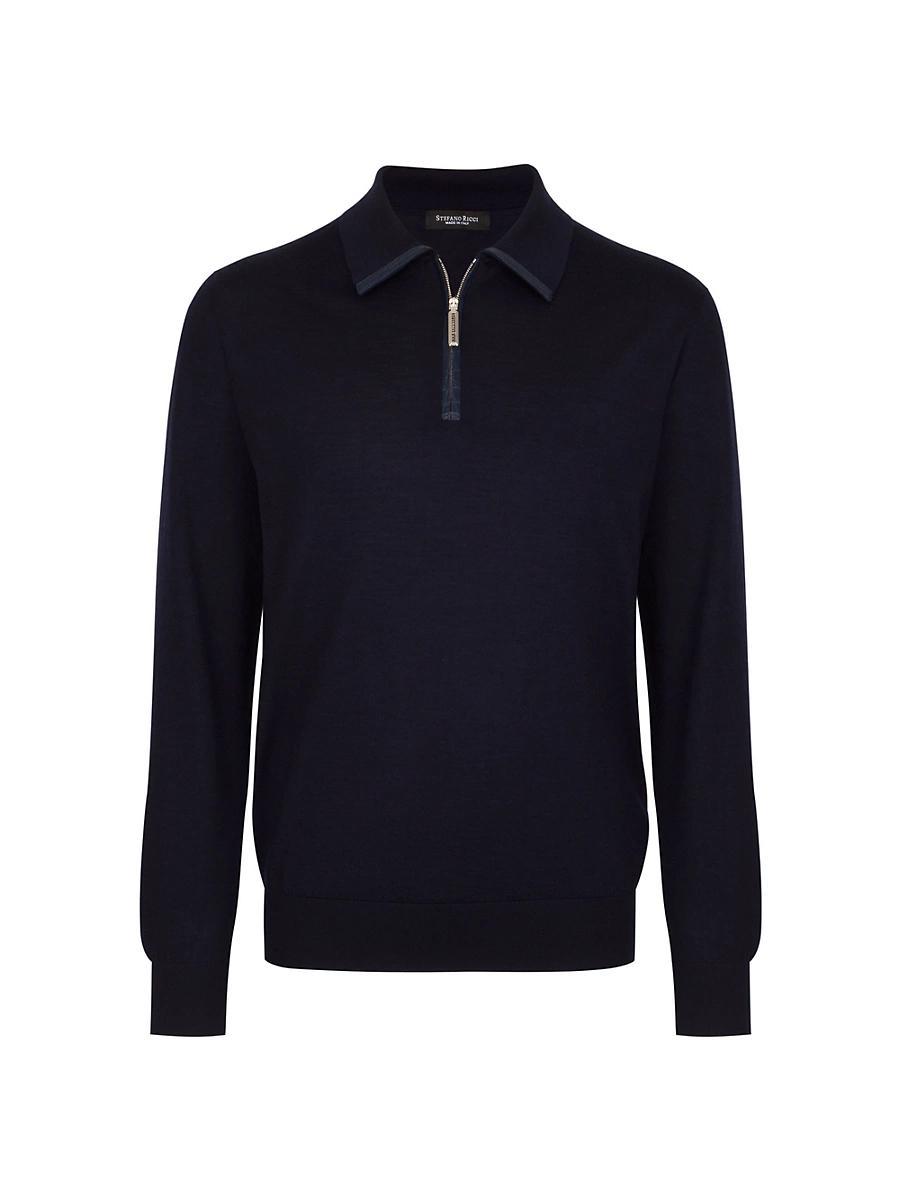 Mens Polo Sweater Product Image