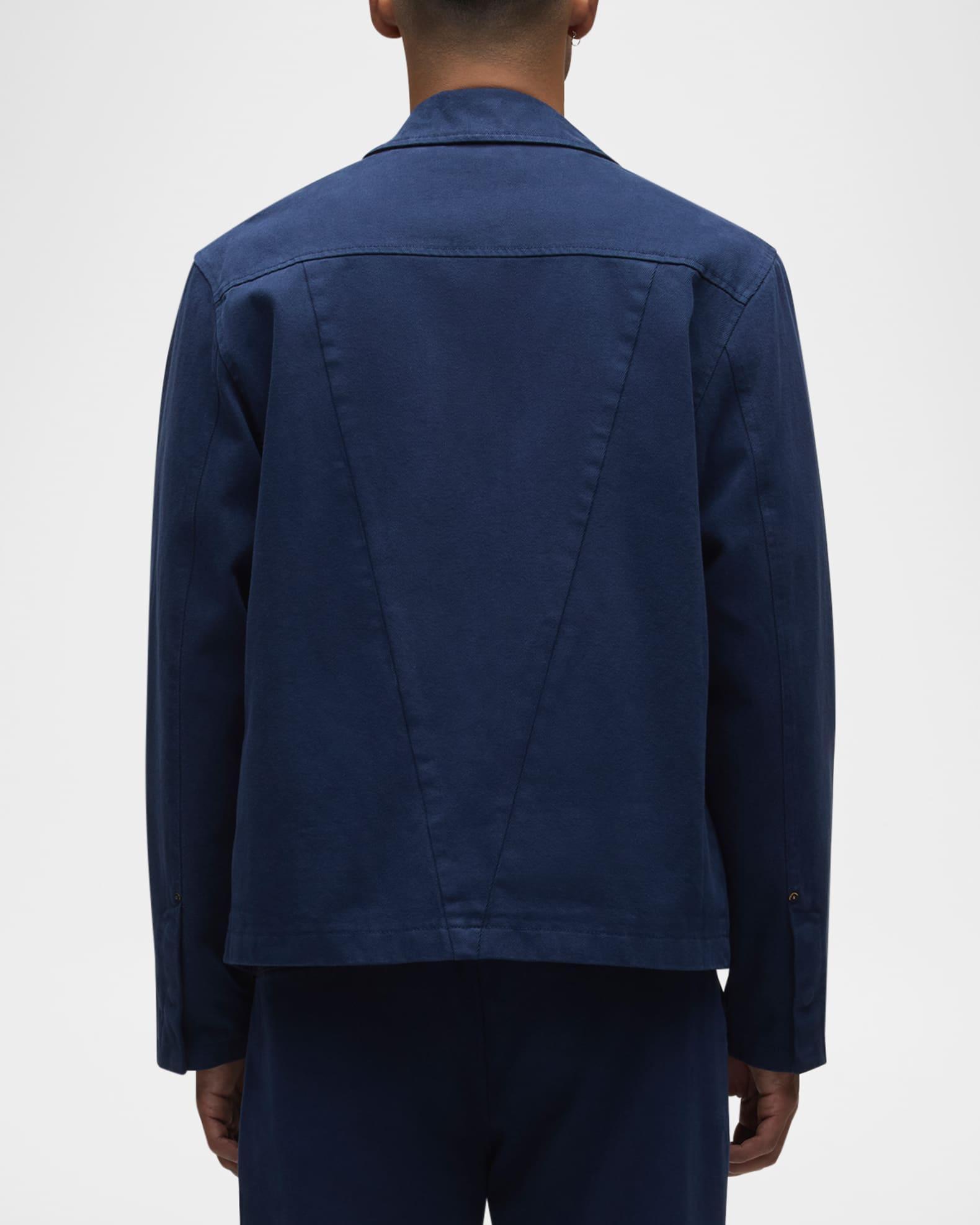 Mens Twill Zip Overshirt Product Image