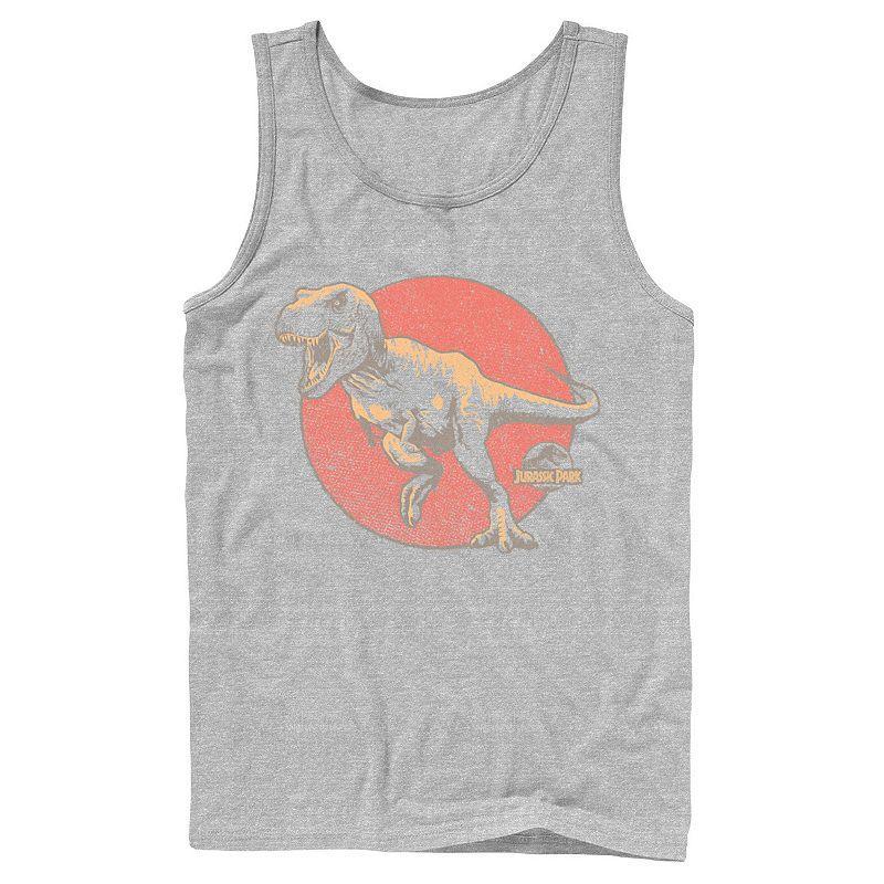 Men's Jurassic Park T-Rex Portrait Tank Top, Size: Large, White Product Image