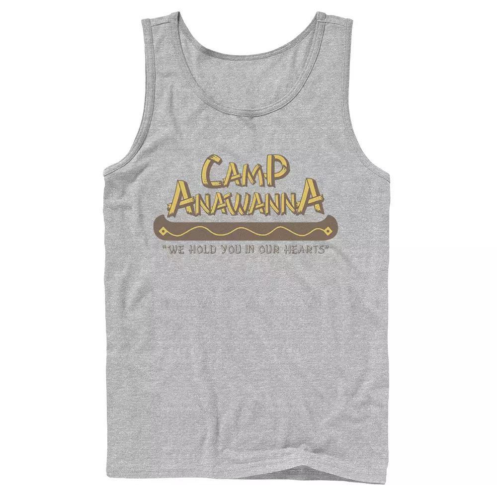 Men's Netflix Stranger Things Hawkins Phys. Ed Logo Tank Top, Size: Large, Athletic Grey Product Image