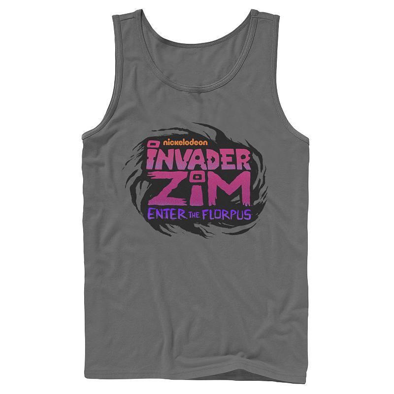 Men's Nickelodeon Invader Zim Enter Florpus Logo Graphic Tank Top, Size: Large, White Product Image