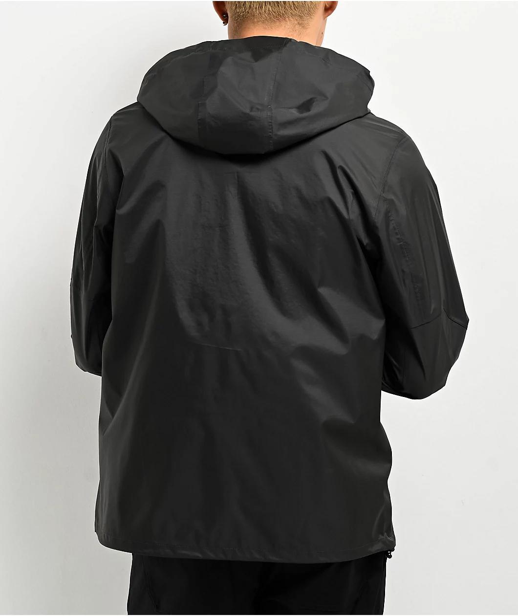 Dravus Tidal Black Rain Jacket Product Image