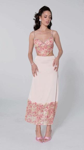 Mia Skirt (Pink)  (Final Sale) Product Image