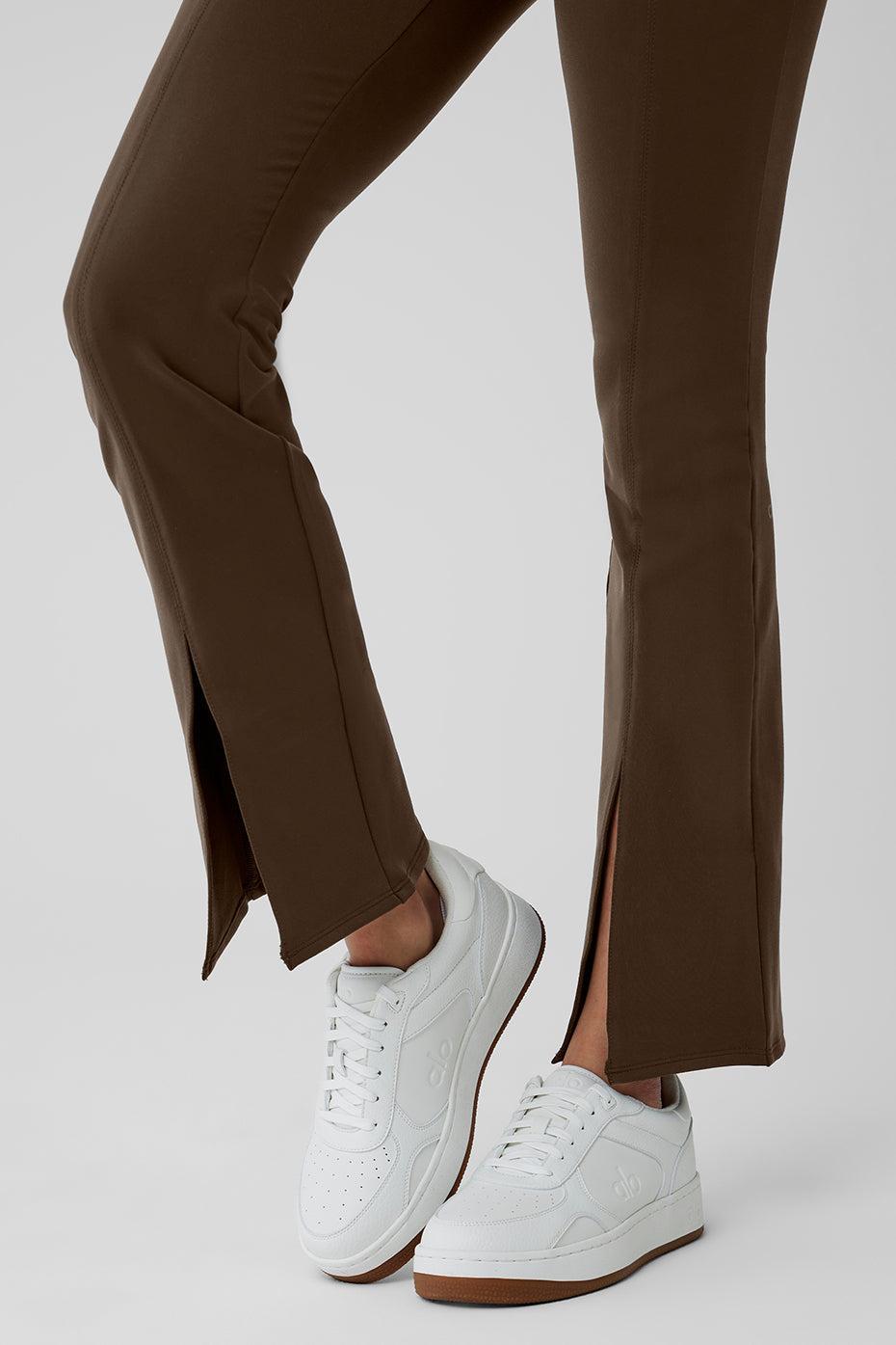 Airbrush High-Waist 7/8 Flutter Legging - Espresso Product Image