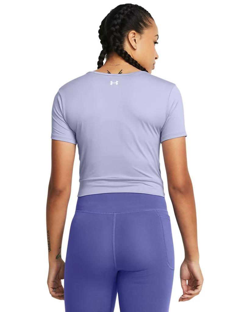 Womens Under Armour Motion Crossover Crop Short Sleeve Tee Product Image