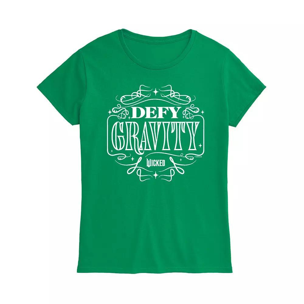 Women's Wicked Defy Gravity Tee, Size: Small, Green Product Image