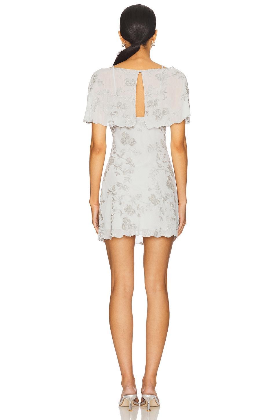 x REVOLVE Blaire Embroidered Mini Dress Stone Cold Fox Product Image