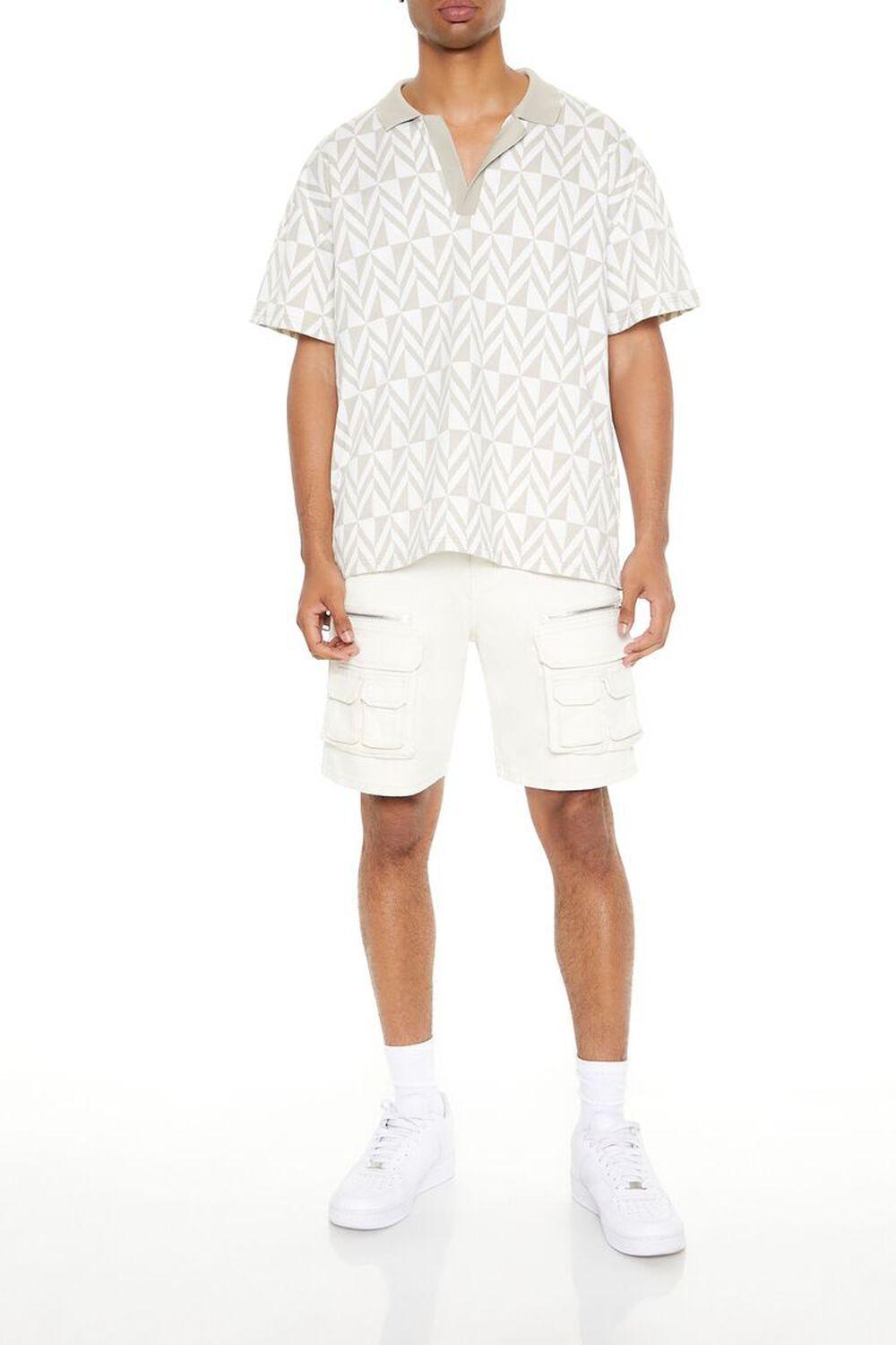 Geo Print Polo Shirt | Forever 21 Product Image