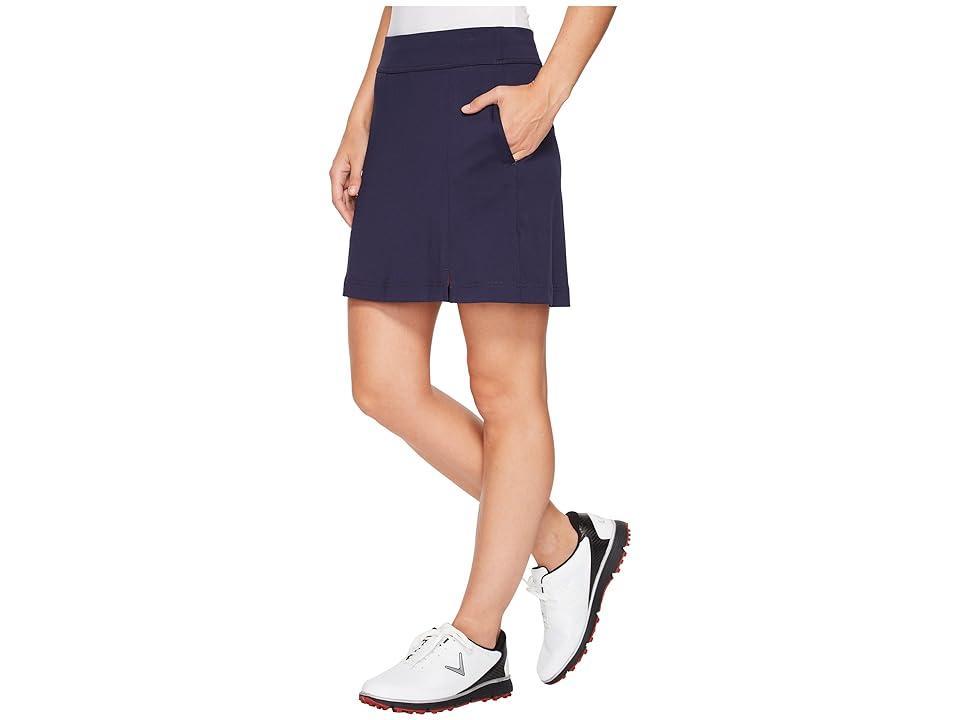 Callaway Opti-Dri Knit 17 Skort (Peacoat) Women's Skort Product Image