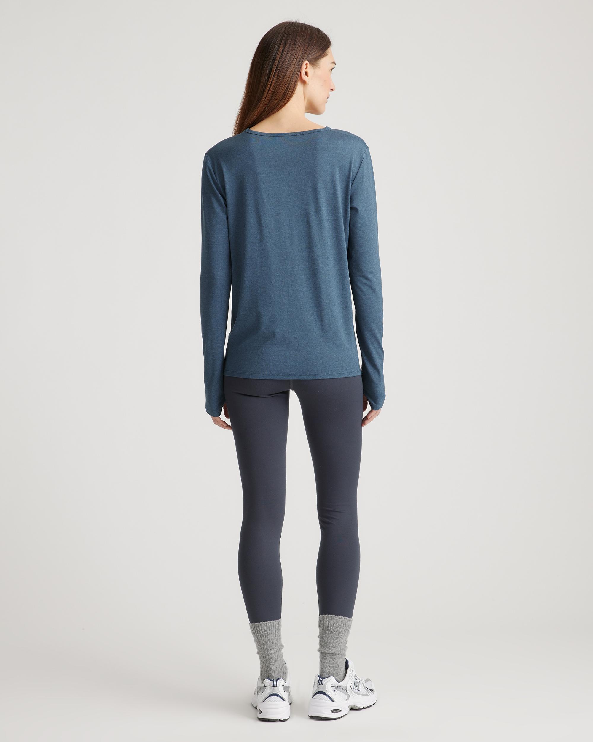 Quince | Women's Flowknit Breeze Long Sleeve Top Size XL, 100% Polyester Product Image