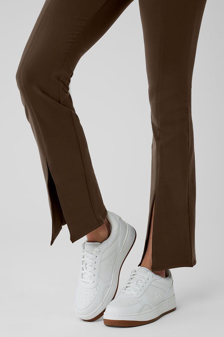 Airbrush High-Waist 7/8 Flutter Legging - Espresso Product Image
